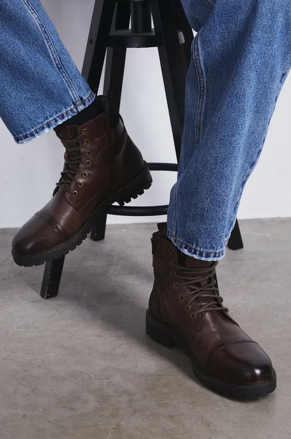 Medicine Visoke cipele Medicine za muškarce, boja: smeđa