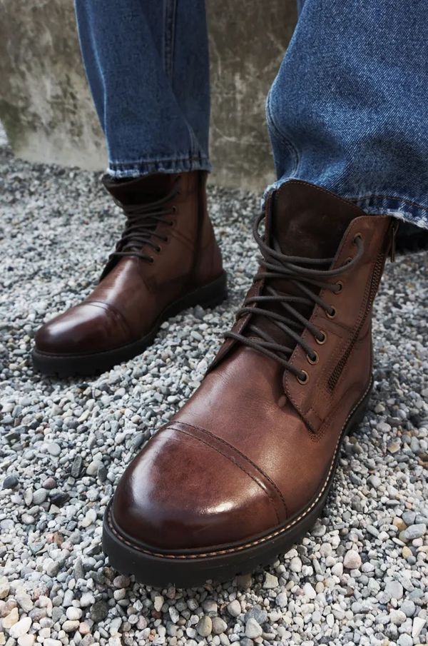 Medicine Visoke cipele Medicine za muškarce, boja: smeđa