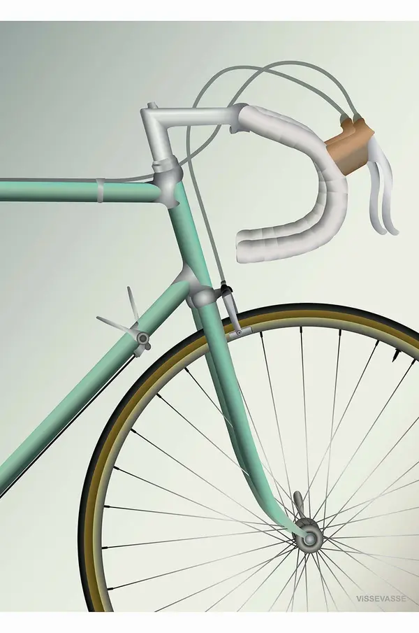 Vissevasse Vissevasse Plakat Racing Bicycle 50x70 cm