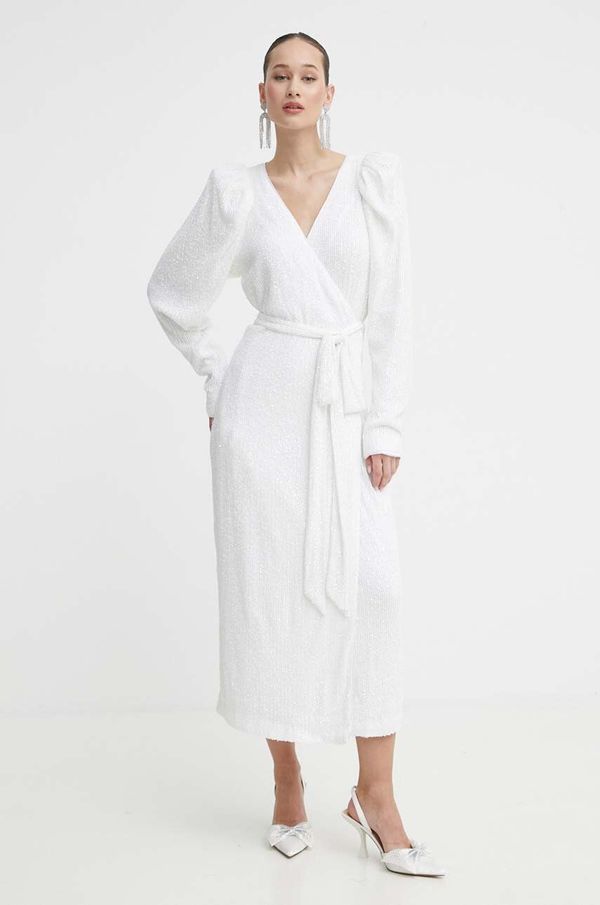 Rotate Vjenčanica Rotate boja: bež, midi, širi se prema dolje, 112160857