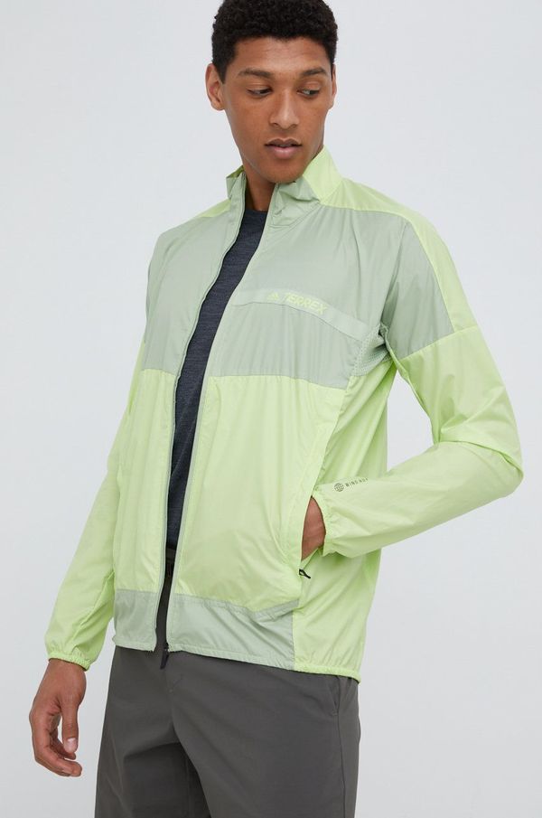 adidas TERREX Vjetrovka adidas TERREX Multi boja: zelena, za prijelazno razdoblje