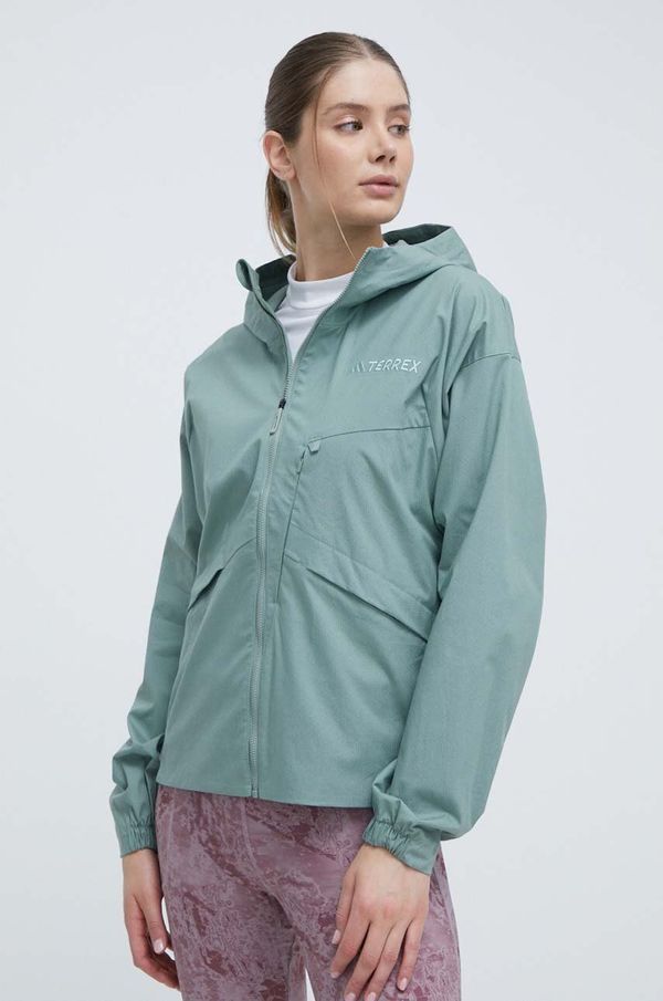 adidas TERREX Vjetrovka adidas TERREX Xploric boja: zelena, IN4629