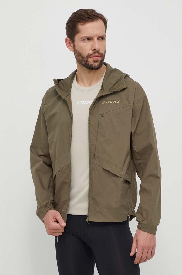 adidas TERREX Vjetrovka adidas TERREX Xploric boja: zelena, IN4630