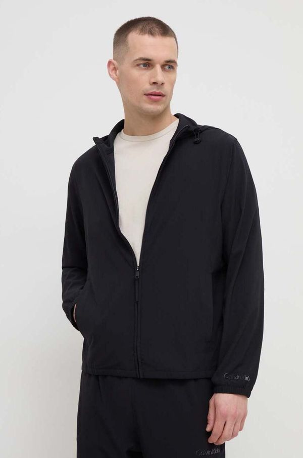Calvin Klein Performance Vjetrovka Calvin Klein Performance boja: crna, za prijelazno razdoblje