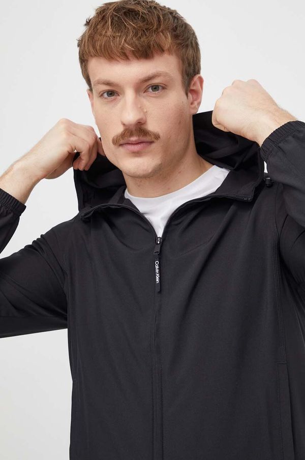 Calvin Klein Performance Vjetrovka Calvin Klein Performance boja: crna, za prijelazno razdoblje