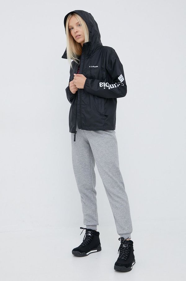 Columbia Vjetrovka Columbia TERREX Flash Challenger boja: crna, za prijelazno razdoblje