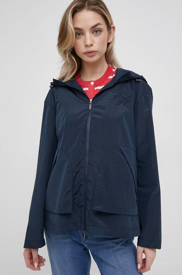 Emporio Armani Vjetrovka Emporio Armani boja: tamno plava, za prijelazno razdoblje