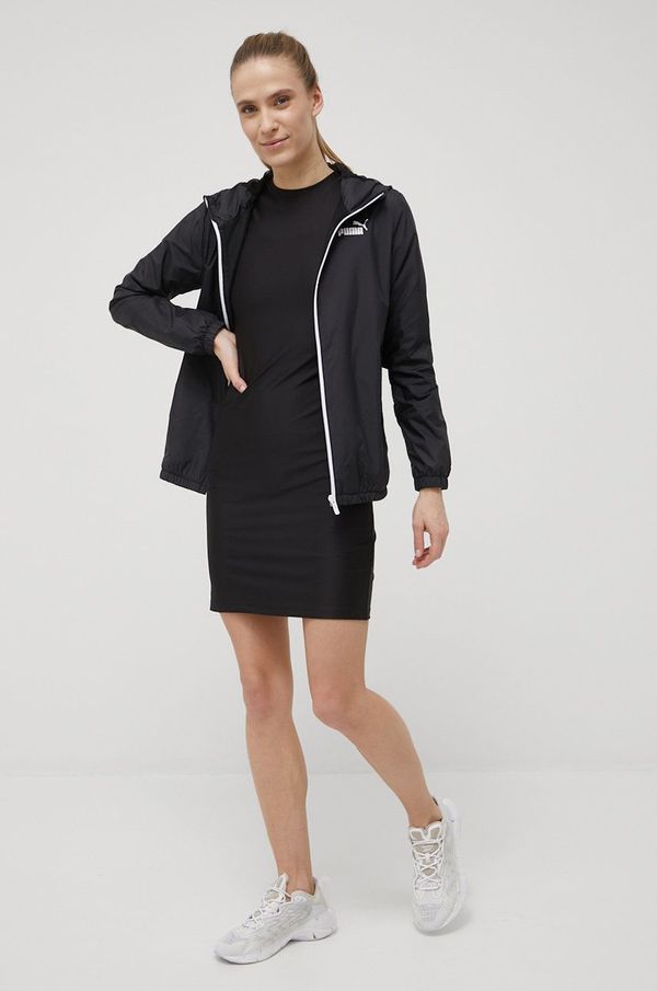 Puma Vjetrovka Puma Essentials Solid TERREXEssentials boja: crna, za prijelazno razdoblje