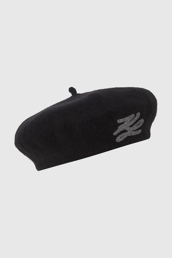 Karl Lagerfeld Vunena beretka Karl Lagerfeld K/AUTOGRAPH