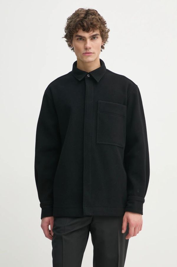 Études Studio Vunena jakna Études Studio boja: crna, za prijelazno razdoblje, H24MMOUT371