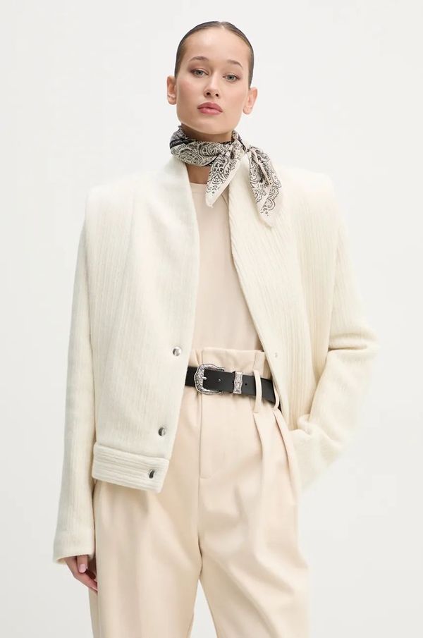 IRO Vunena jakna IRO boja: bež, za prijelazno razdoblje, WM07GEORGINA