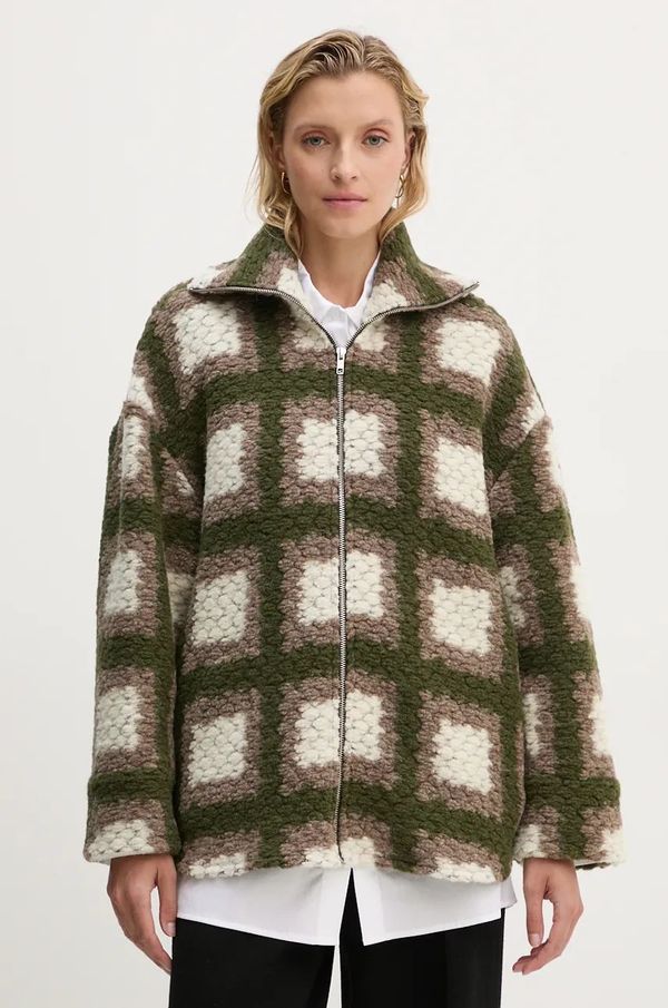 Samsoe Samsoe Vunena jakna Samsoe Samsoe za prijelazno razdoblje, oversize