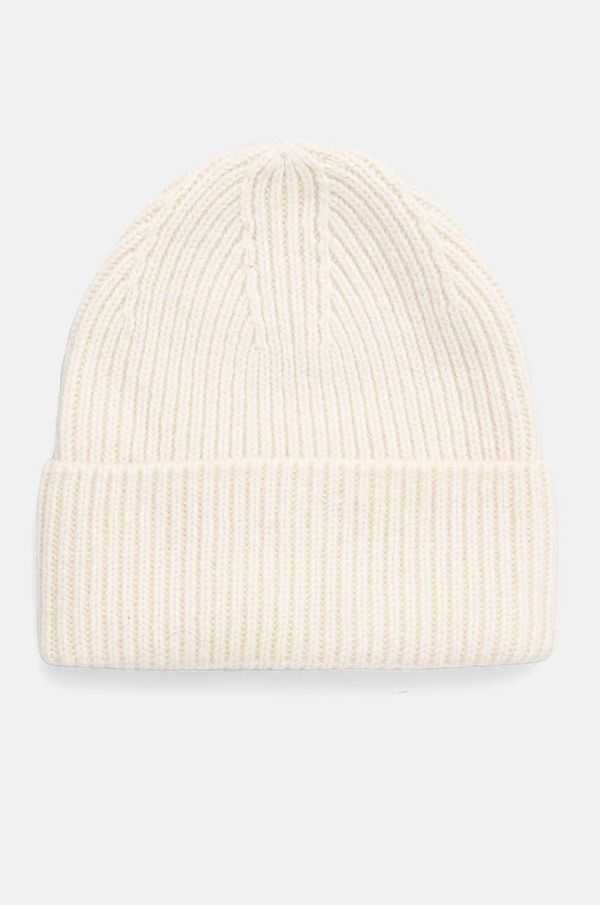 Answear Lab Vunena kapa Answear Lab boja: bež, vunena