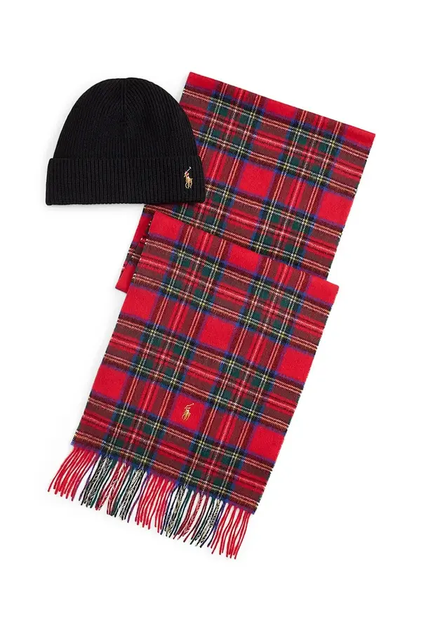 Polo Ralph Lauren Vunena kapa i šal Polo Ralph Lauren