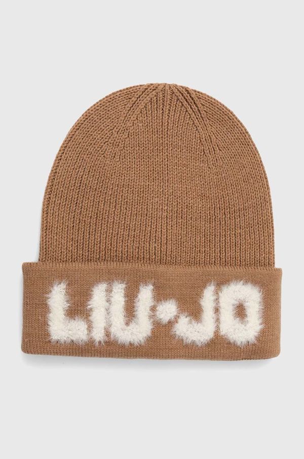Liu Jo Vunena kapa Liu Jo boja: bež, vunena, 2F4053 M0300