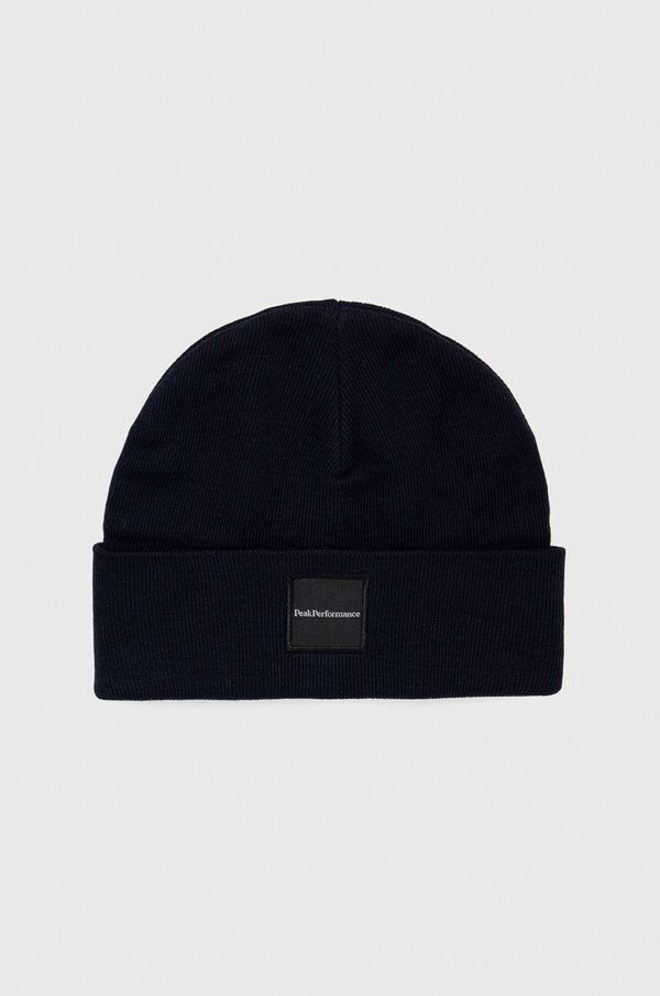 Peak Performance Vunena kapa Peak Performance boja: tamno plava, vunena