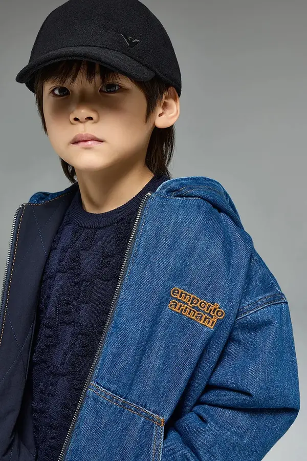 Emporio Armani Vunena kapa sa šiltom Emporio Armani