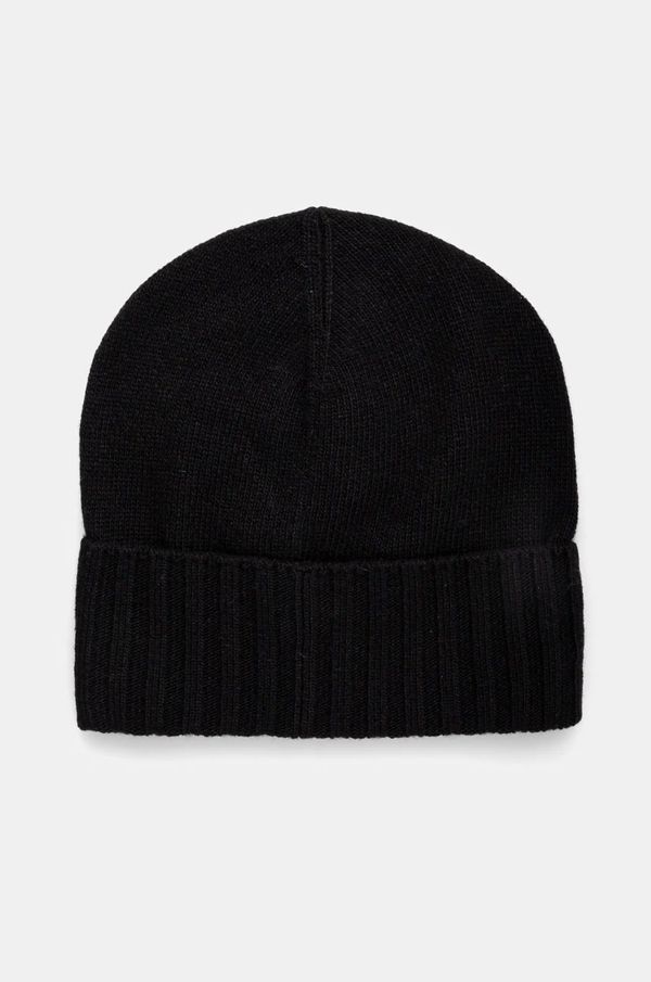 Sisley Vunena kapa Sisley boja: crna, od tanke pletenine, vunena, 1244SA007