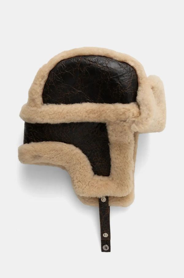 The Kooples Vunena kapa The Kooples boja: smeđa, od debelog pletiva, vunena, AMHA29030K