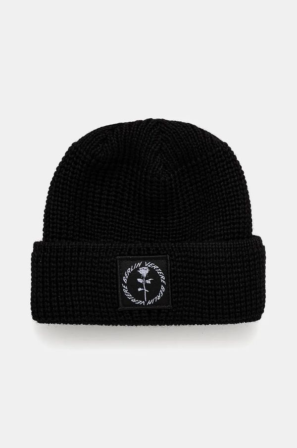 Vertere Berlin Vunena kapa Vertere Berlin boja: crna, od tanke pletenine, vunena, VER B38