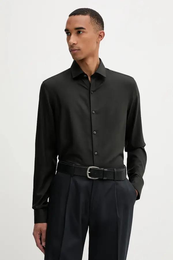 Calvin Klein Vunena košulja Calvin Klein