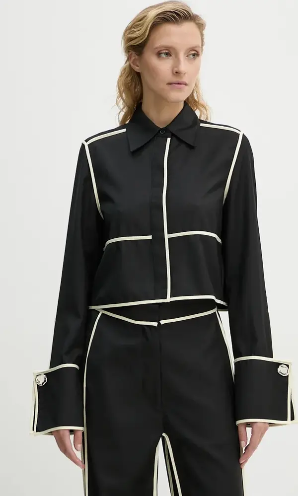 Day Birger et Mikkelsen Vunena košulja Day Birger et Mikkelsen Tessa - Refined Suiting Blend