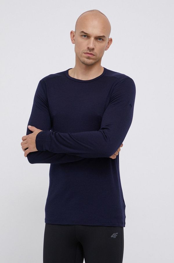 Icebreaker Vunena majica dugih rukava Icebreaker boja: tamno plava