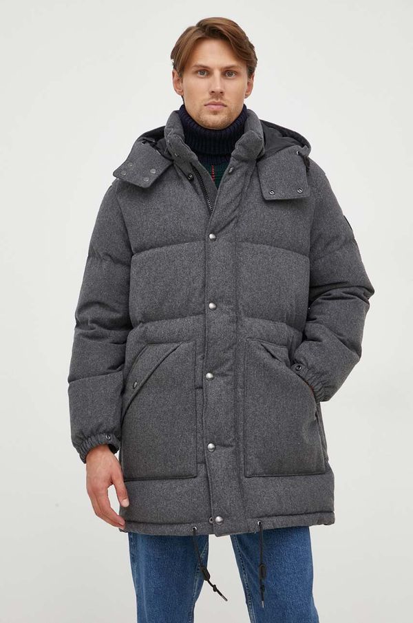 Polo Ralph Lauren Vunena pernata jakna Polo Ralph Lauren boja: siva, za zimu