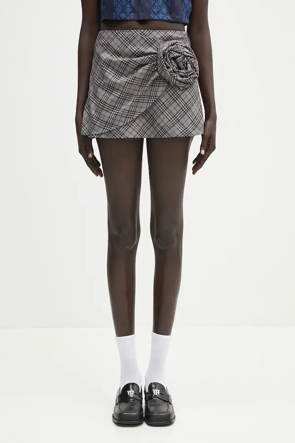 Ambush Vunena suknja AMBUSH Check Rose Skirt