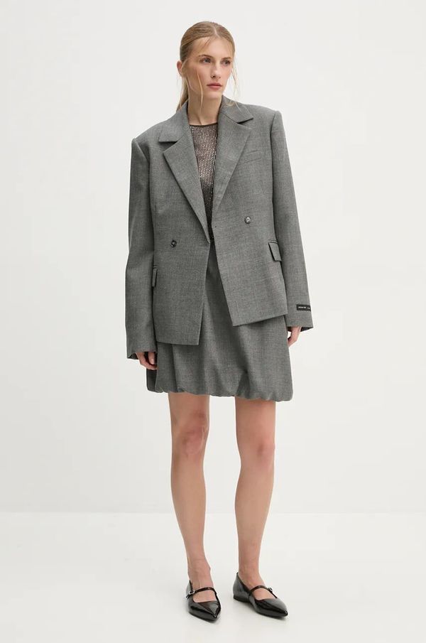 Herskind Vunena suknja Herskind Evans boja: siva, mini, ravna, 5391140