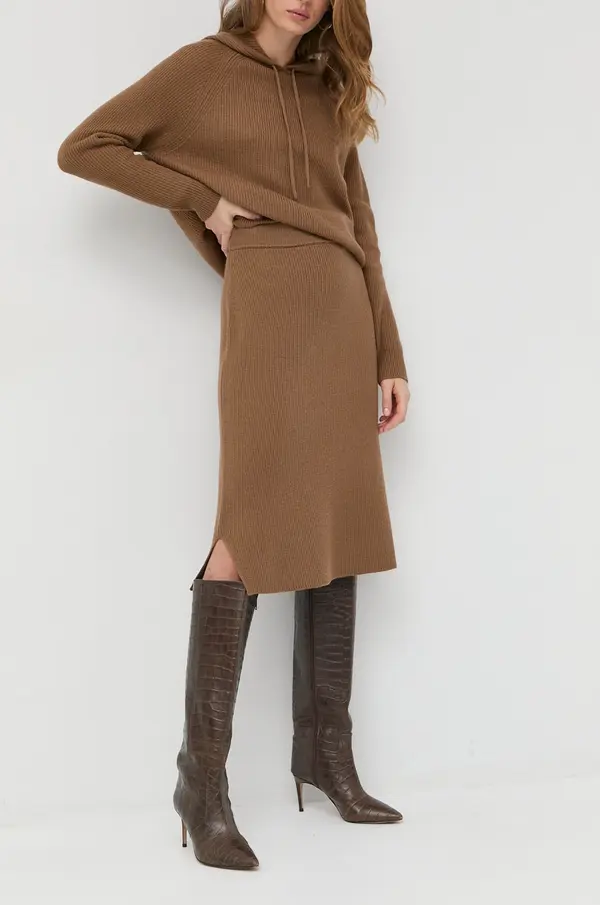 Max Mara Leisure Vunena suknja Max Mara Leisure