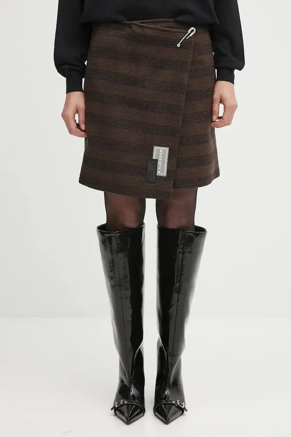 MM6 Maison Margiela Vunena suknja MM6 Maison Margiela
