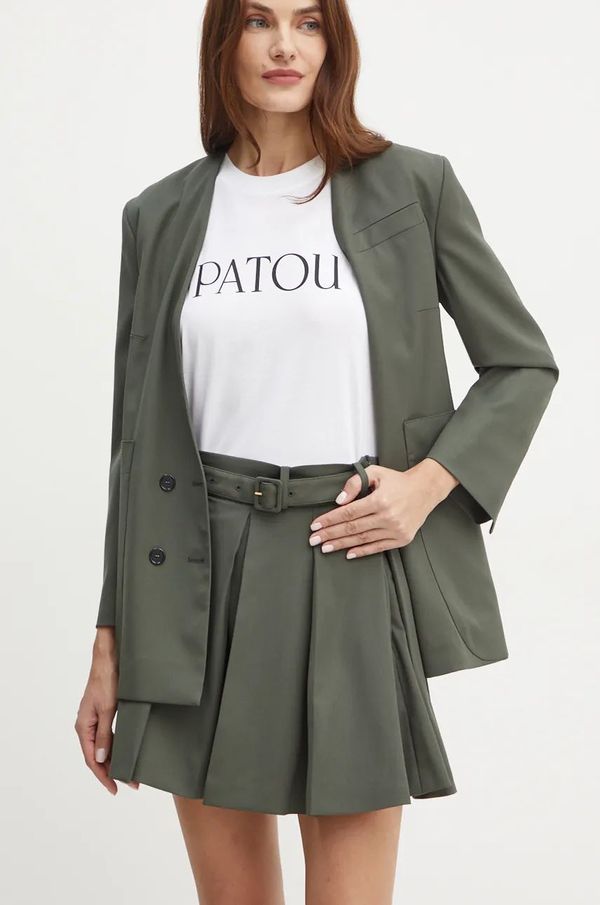 Patou Vunena suknja Patou boja: zelena, mini, širi se prema dolje, SK0710103