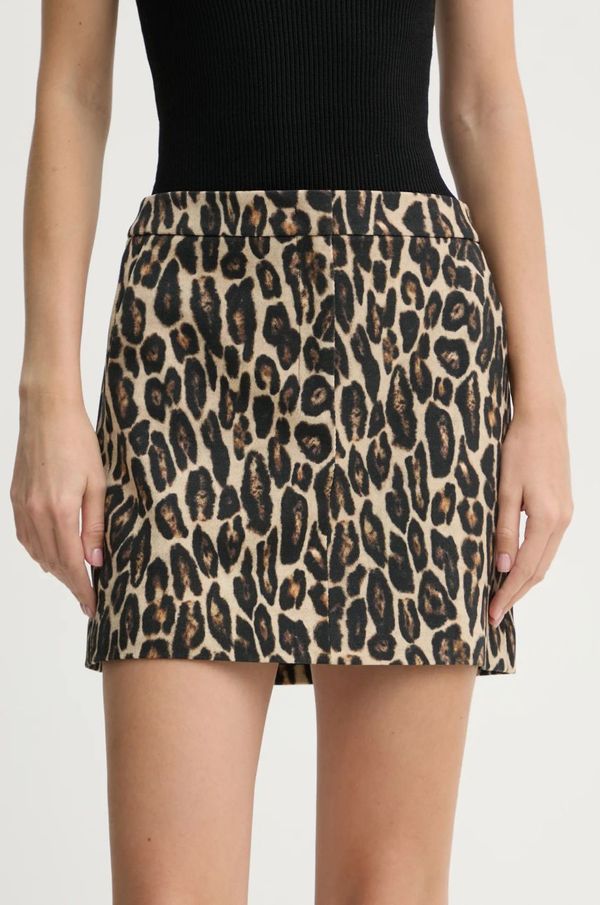 Theory Vunena suknja Theory boja: bež, mini, ravna, O0801307