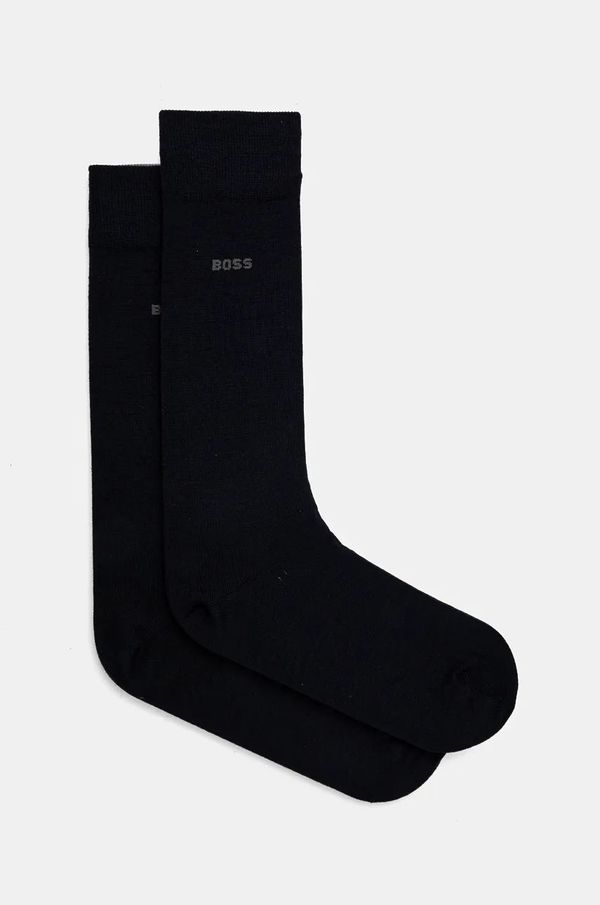 Boss Vunene čarape BOSS 2-pack boja: tamno plava, 50509431