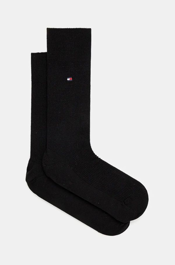 Tommy Hilfiger Vunene čarape Tommy Hilfiger boja: crna, 701228790