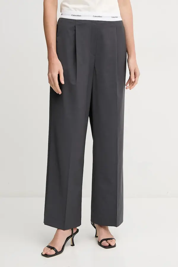 Calvin Klein Vunene hlače Calvin Klein
