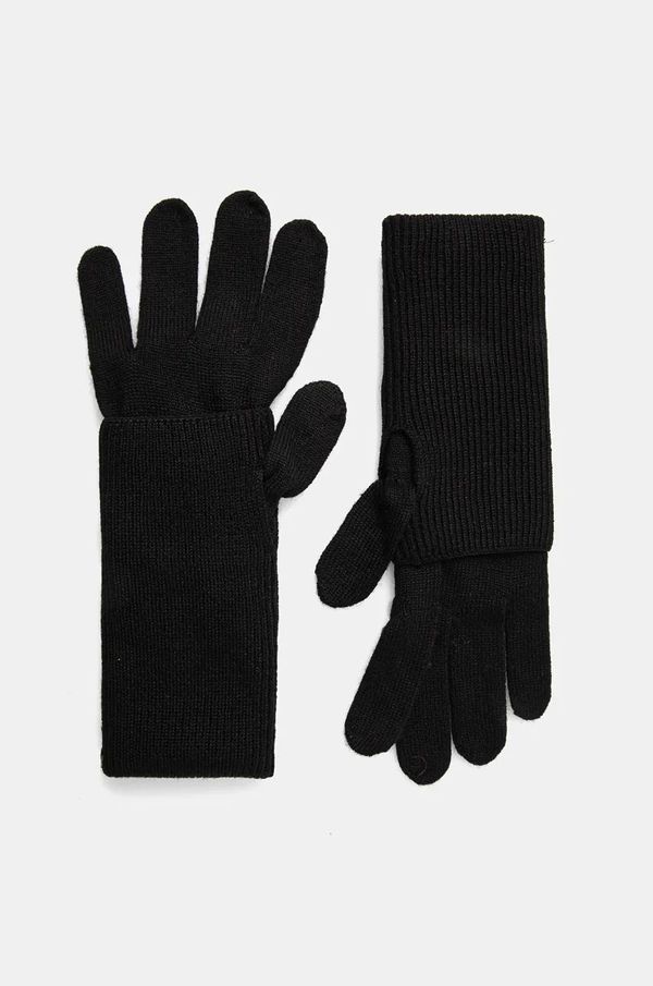 Marc O'Polo Vunene rukavice Marc O'Polo boja: crna, 409556104005