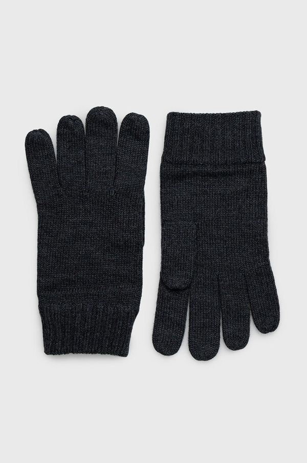 Polo Ralph Lauren Vunene rukavice Polo Ralph Lauren za muškarce, boja: siva