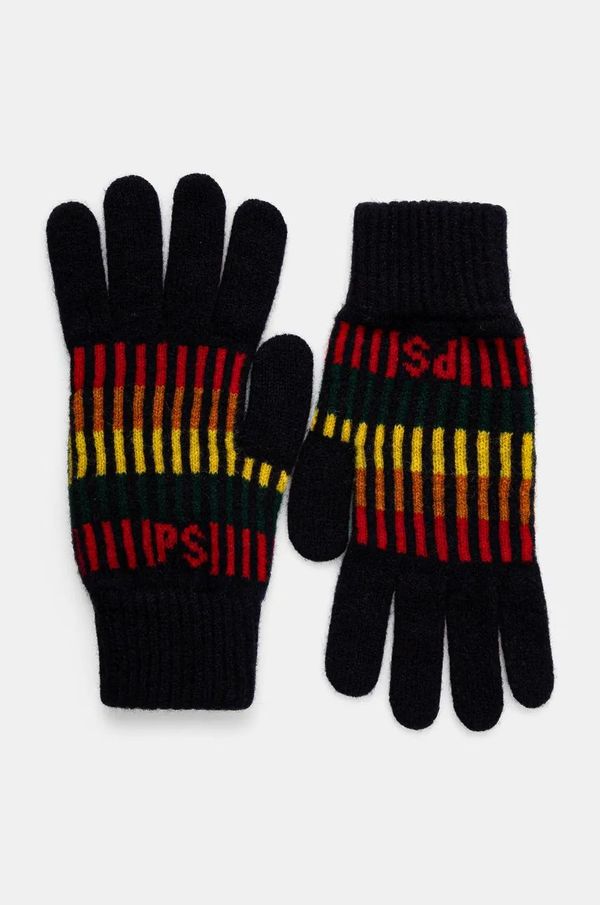 PS Paul Smith Vunene rukavice PS Paul Smith boja: tamno plava, M2A.410MK.N558