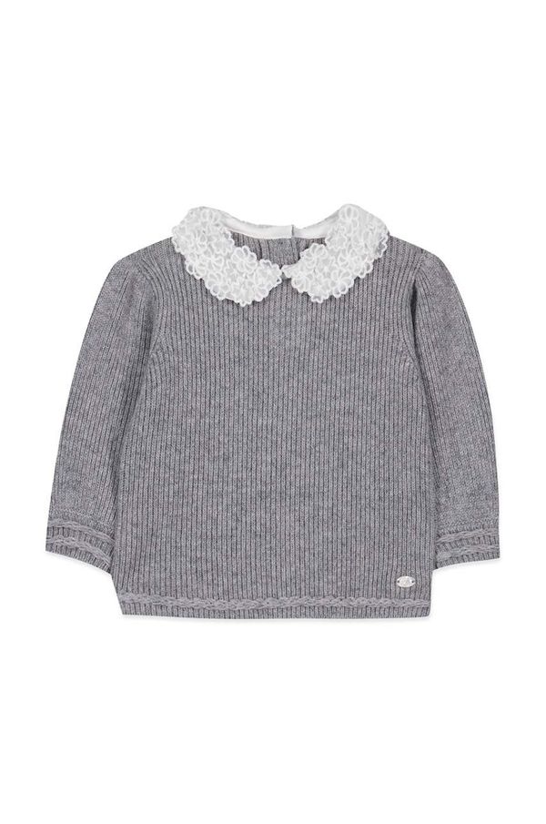 TARTINE ET CHOCOLAT Vuneni dječji džemper Tartine et Chocolat boja: siva, TZ18151