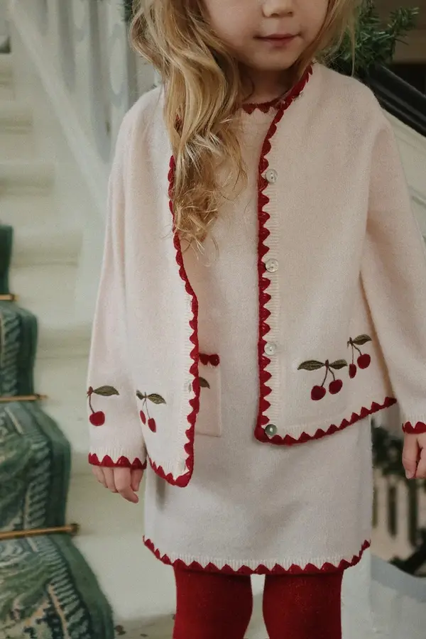 Konges Sløjd Vuneni dječji kardigan Konges Sløjd COLLETTE CARDIGAN