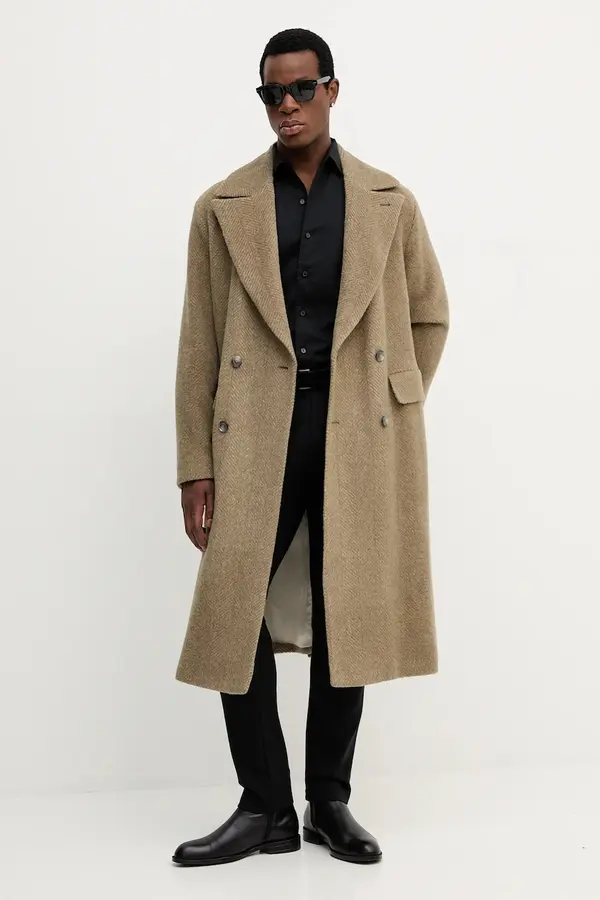 BOSS Vuneni kaput BOSS  H-Cale-DB-Flaps-254