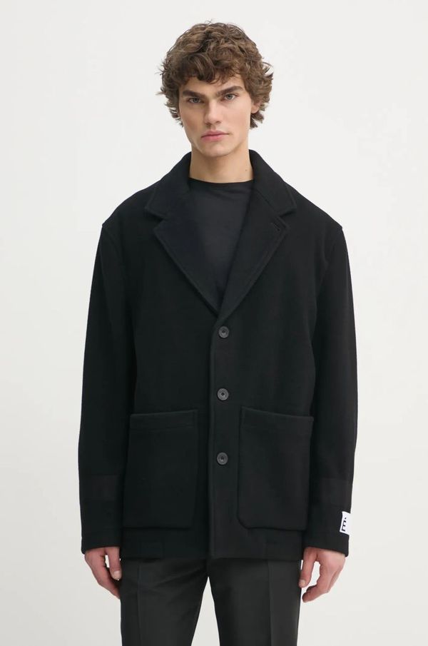 Études Studio Vuneni kaput Études Studio boja: crna, za prijelazno razdoblje, H24MMOUT731