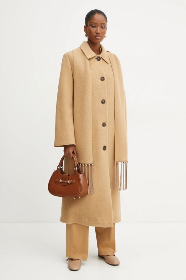 Forte Forte Vuneni kaput Forte Forte boja: smeđa, za prijelazno razdoblje, 13208_my coat