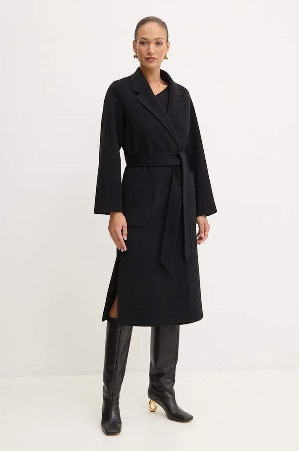 Ivy Oak Vuneni kaput Ivy Oak boja: crna, za prijelazno razdoblje, bez zakopčavanja, IO111046