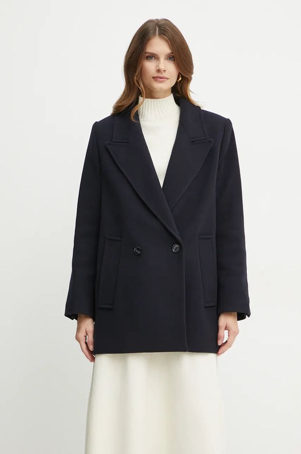 Ivy Oak Vuneni kaput Ivy Oak boja: tamno plava, za prijelazno razdoblje, kopčanje u dva reda, IO119100