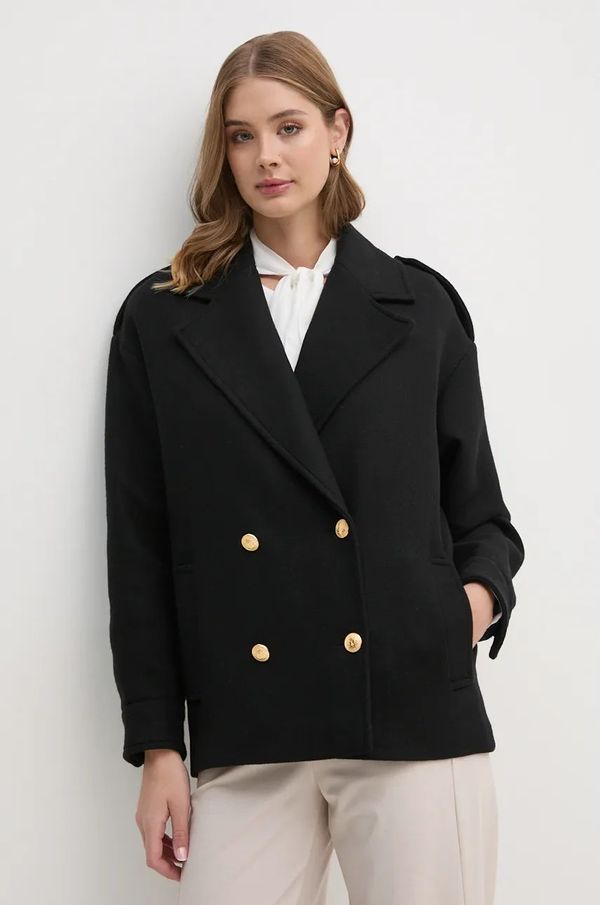 La Petite Française Vuneni kaput La Petite Française PFBALNEAIRE boja: crna, za prijelazno razdoblje, PFBALNEAIRE