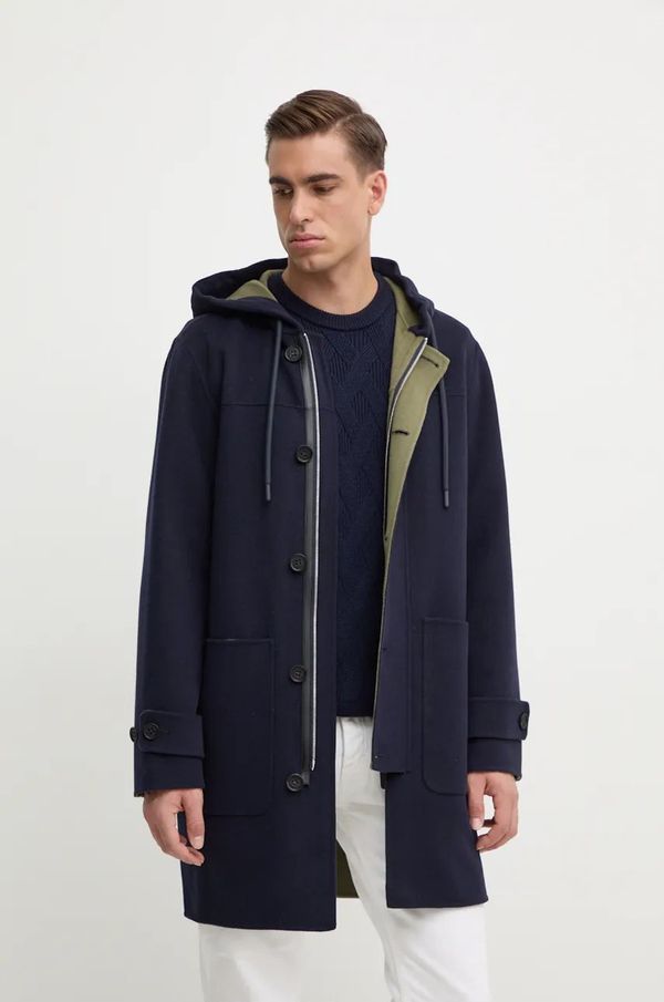 Mackage Vuneni kaput MACKAGE boja: tamno plava, za prijelazno razdoblje, JOSHUA