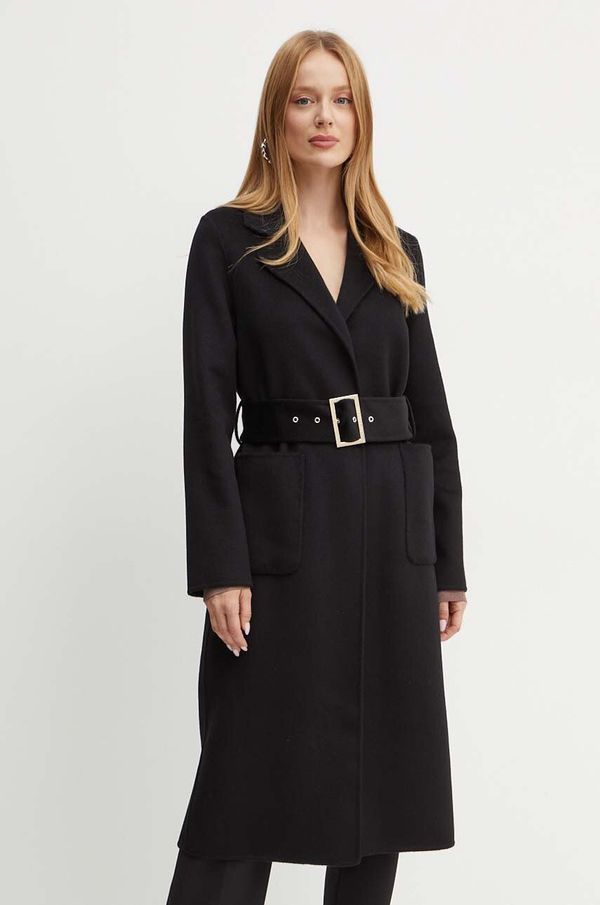 Marciano Guess Vuneni kaput Marciano Guess CLARA boja: crna, za prijelazno razdoblje, bez zakopčavanja, 4YGL11 7125A